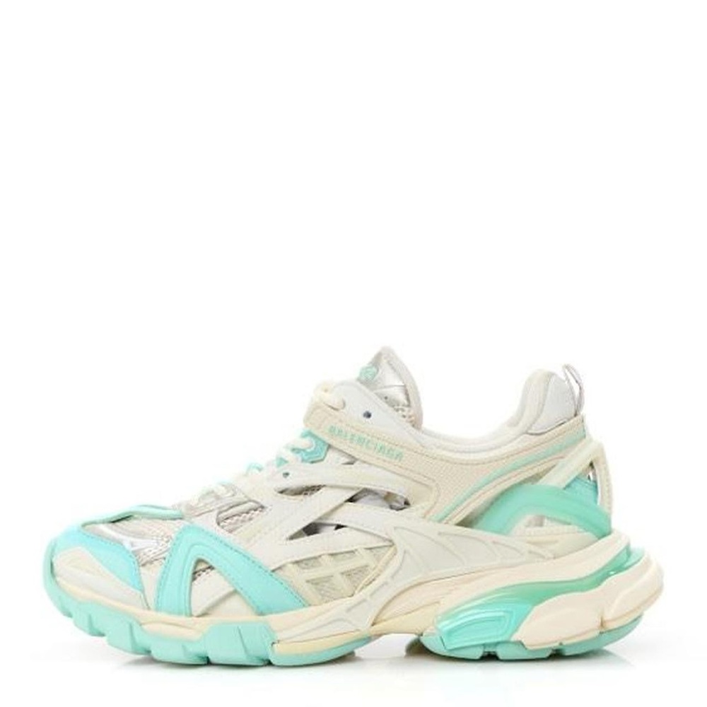 Balenciaga Tricolor Rubber Mesh Track.2 Sneakers